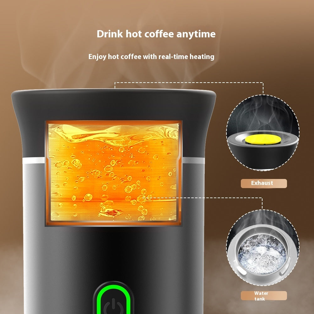 Luxiwav Travel Espresso Machine – 3-in-1 Coffee Maker & Grinder