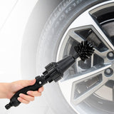 Luxiwav Water-Powered Cleaning Brush – Handheld Rotary Sprayer