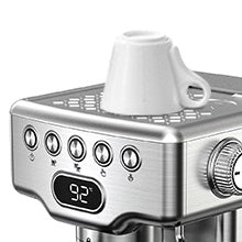 Luxiwav Geek Chef 20 Bar Espresso Machine with Milk Frother, 1.8L Water Tank