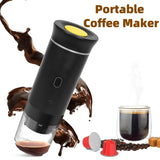 Luxiwav Travel Espresso Machine – 3-in-1 Coffee Maker & Grinder