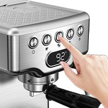 Luxiwav Geek Chef 20 Bar Espresso Machine with Milk Frother, 1.8L Water Tank