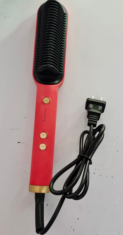 Luxiwav Electric Hot Comb 2-in-1 Straightener & Curler