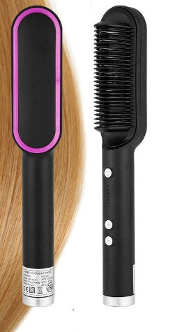 Luxiwav Electric Hot Comb 2-in-1 Straightener & Curler