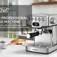 Luxiwav Geek Chef 20 Bar Espresso Machine with Milk Frother, 1.8L Water Tank