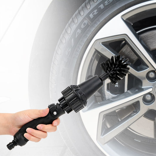 Luxiwav Water-Powered Cleaning Brush – Handheld Rotary Sprayer