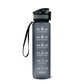 Luxiwav 1L Time-Marked Fitness Water Bottle