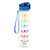 Luxiwav 1L Time-Marked Fitness Water Bottle