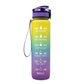 Luxiwav 1L Time-Marked Fitness Water Bottle