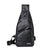 Luxiwav Casual Fashion Men's USB Charging Chest Bag