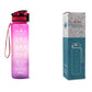 Luxiwav 1L Time-Marked Fitness Water Bottle