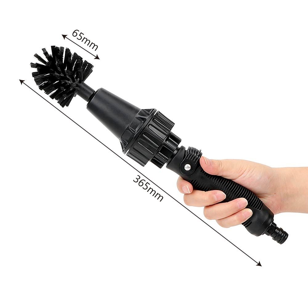 Luxiwav Water-Powered Cleaning Brush – Handheld Rotary Sprayer
