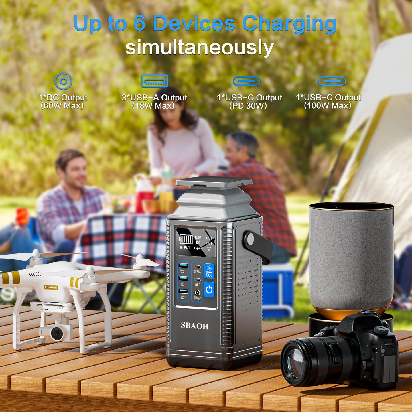 Luxiwav Mobile Energy Storage – 296Wh Outdoor Battery Pack